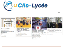 Tablet Screenshot of lycee.clionautes.org